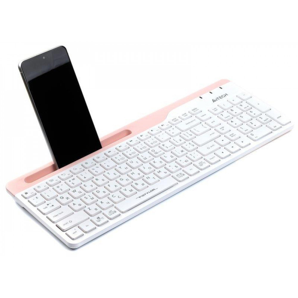 Клавіатура бездротова A4Tech Fstyler FBK25 White 