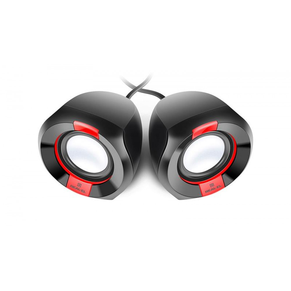 Акустична система REAL-EL S-50 Black/Red