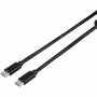 Кабель Atcom (12113) Type-C/Type-C, 0.8м, чорний Кабель Atcom (12113) Type-C/Type-C, 0.8м, чорний
