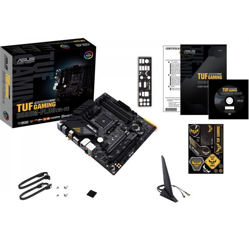 Материнська плата Asus TUF Gaming B550M-Plus WiFi II Socket AM4