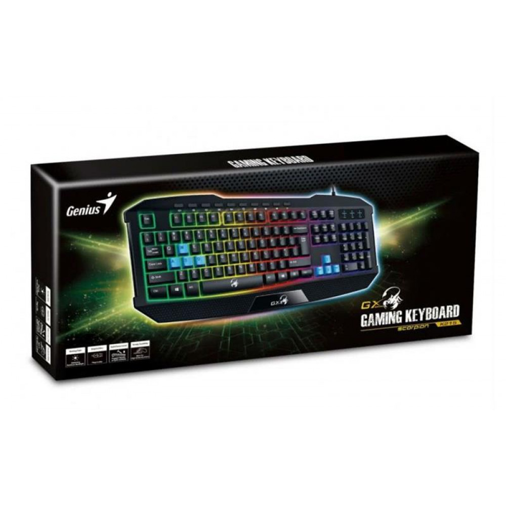 Клавiатура Genius Scorpion K215 Black (31310474105)