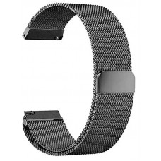 Ремінець BeCover Milanese Style для Amazfit Stratos (22mm)/Stratos 2/2S/3/Amazfit GTR 2/Amazfit GTR 47mm/Amazfit GTR Lite 47mm/Amazfit Nexo/Amazfit Pace/Amazfit GTR 3 Pro Gray (707729)