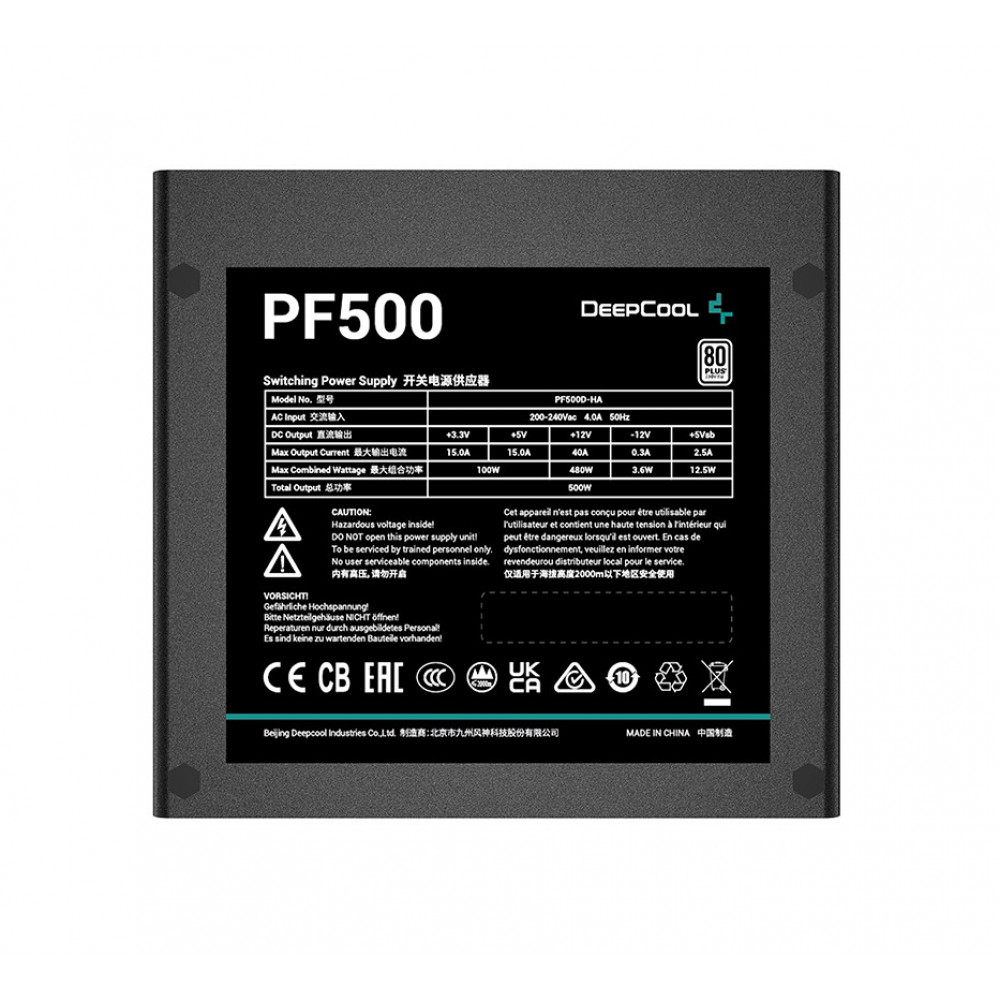 Блок живлення DeepCool PF500 (R-PF500D-HA0B-EU) 500W