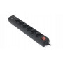 Фільтр живлення REAL-EL RS-6 Protect USB 3m Black Фільтр живлення REAL-EL RS-6 Protect USB 3m Black