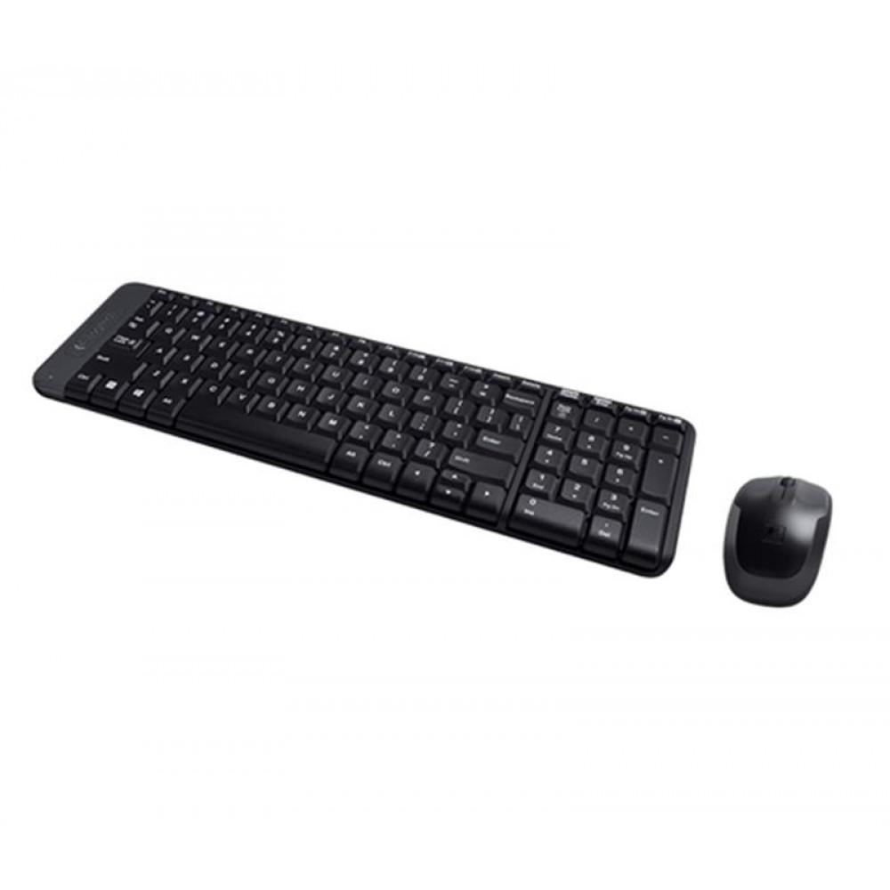Комплект (клавіатура, миша) бездротовий Logitech MK220 Black (920-003168)