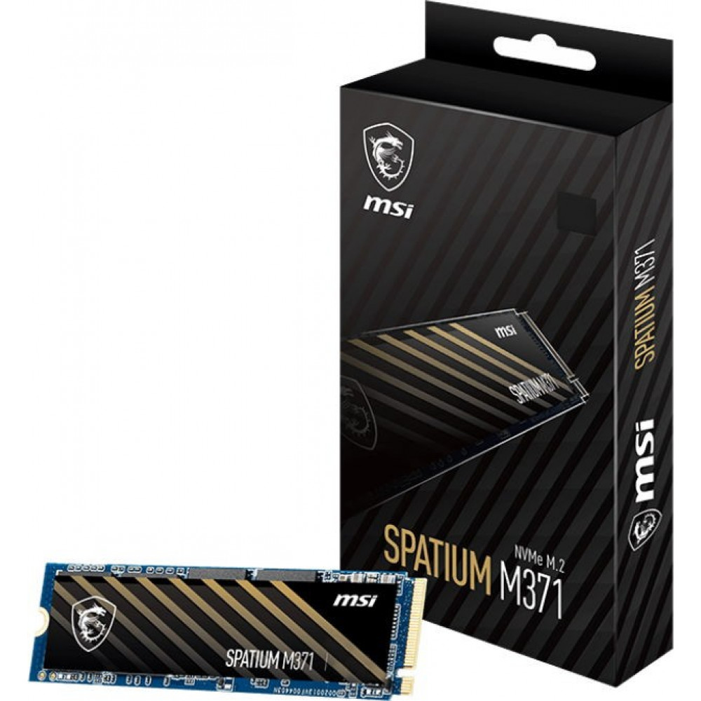 Накопичувач SSD  500GB MSI Spatium M371 M.2 2280 PCIe 3.0 x4 NVMe 3D NAND TLC (S78-440K160-P83)