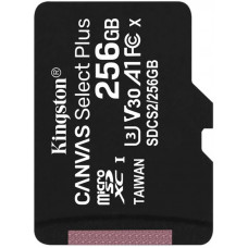 Карта пам`яті MicroSDXC 256GB UHS-I/U3 Class 10 Kingston Canvas Select Plus R100/W85MB/s (SDCS2/256GBSP) Карта пам`яті MicroSDXC 256GB UHS-I/U3 Class 10 Kingston Canvas Select Plus R100/W85MB/s (SDCS2/256GBSP)