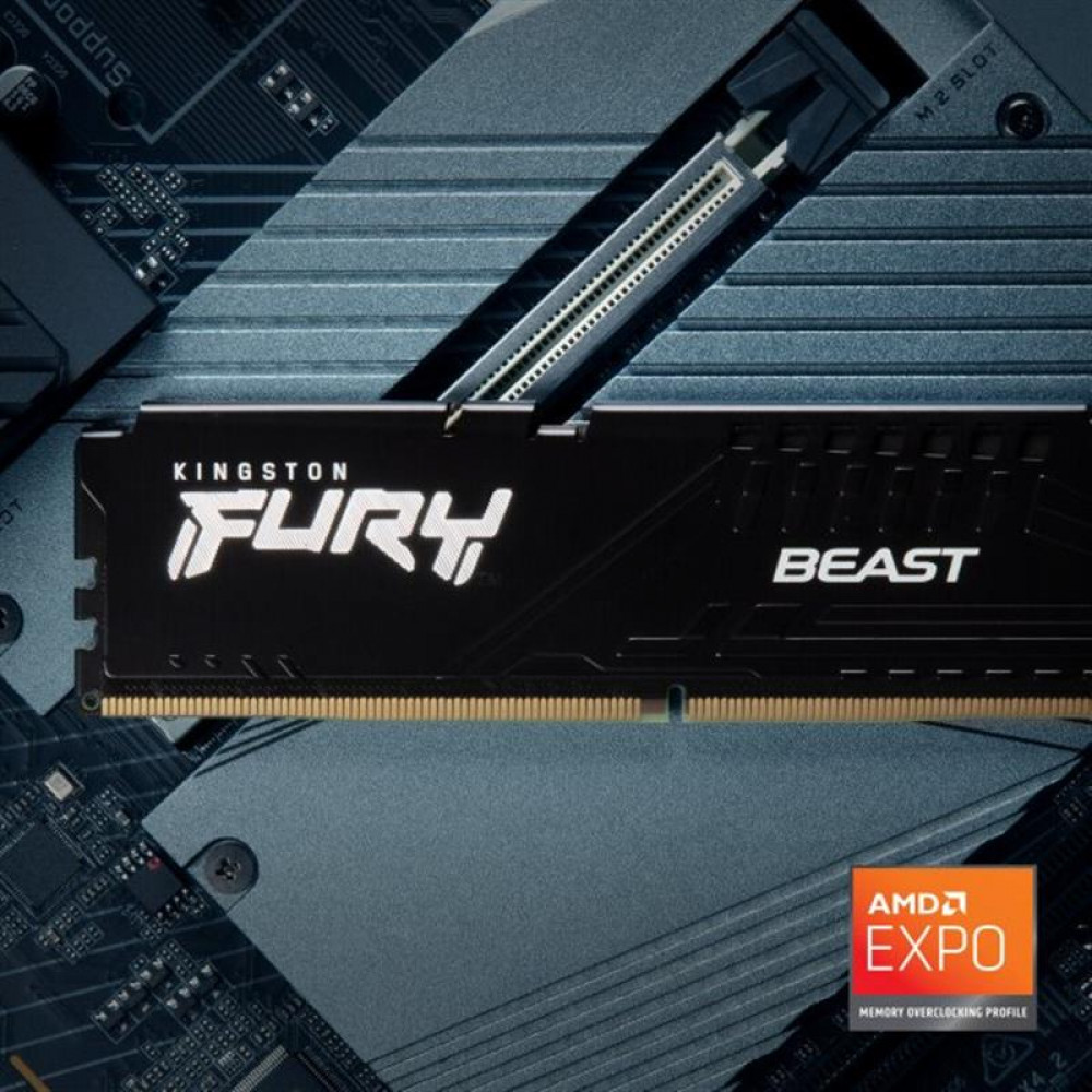 Модуль пам`яті DDR5 2x16GB/6800 Kingston Fury Beast Black (KF568C34BBK2-32)