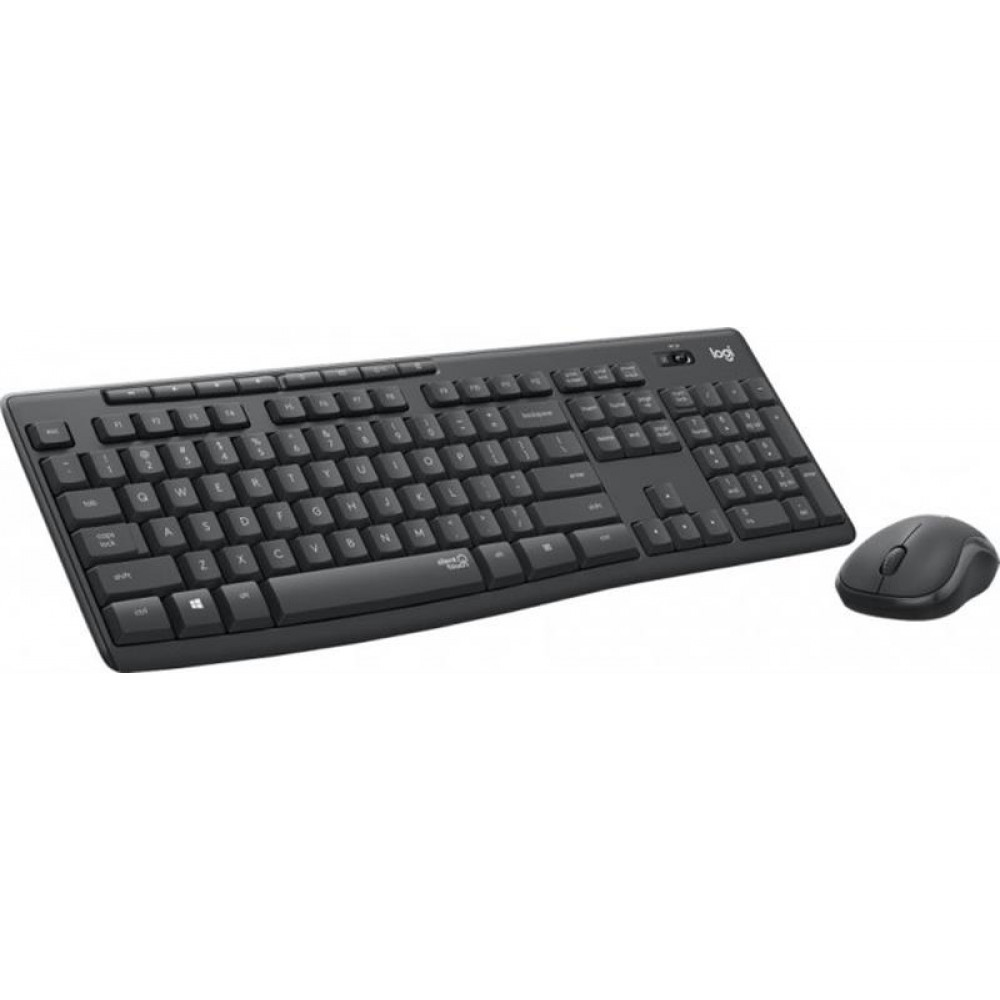 Комплект (клавiатура, миша) бездротовий Logitech MK295 Combo Black (920-009800)