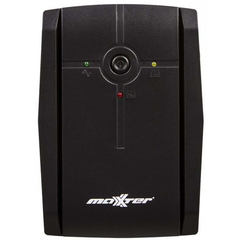 Джерело безребійного живлення Maxxter MX-UPS-B650-02 650VA, AVR, 2xShuko
