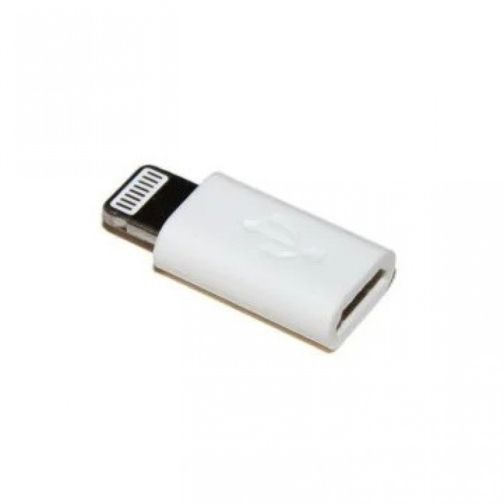 Перехідник Sumdex micro USB - Lighting (F/M), White (ADP-1001WT)