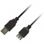 Кабель Piko USB - USB V 2.0 (M/F), 3 м, Black (1283126474118)