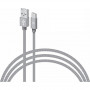 Кабель Intaleo CBGNYT1 USB - USB Type-C (M/M), 1 м, Grey (1283126489136)