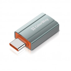 Адаптер Colorway USB - USB Type-C V 3.0 (F/M) Gray (CW-AD-AC) 