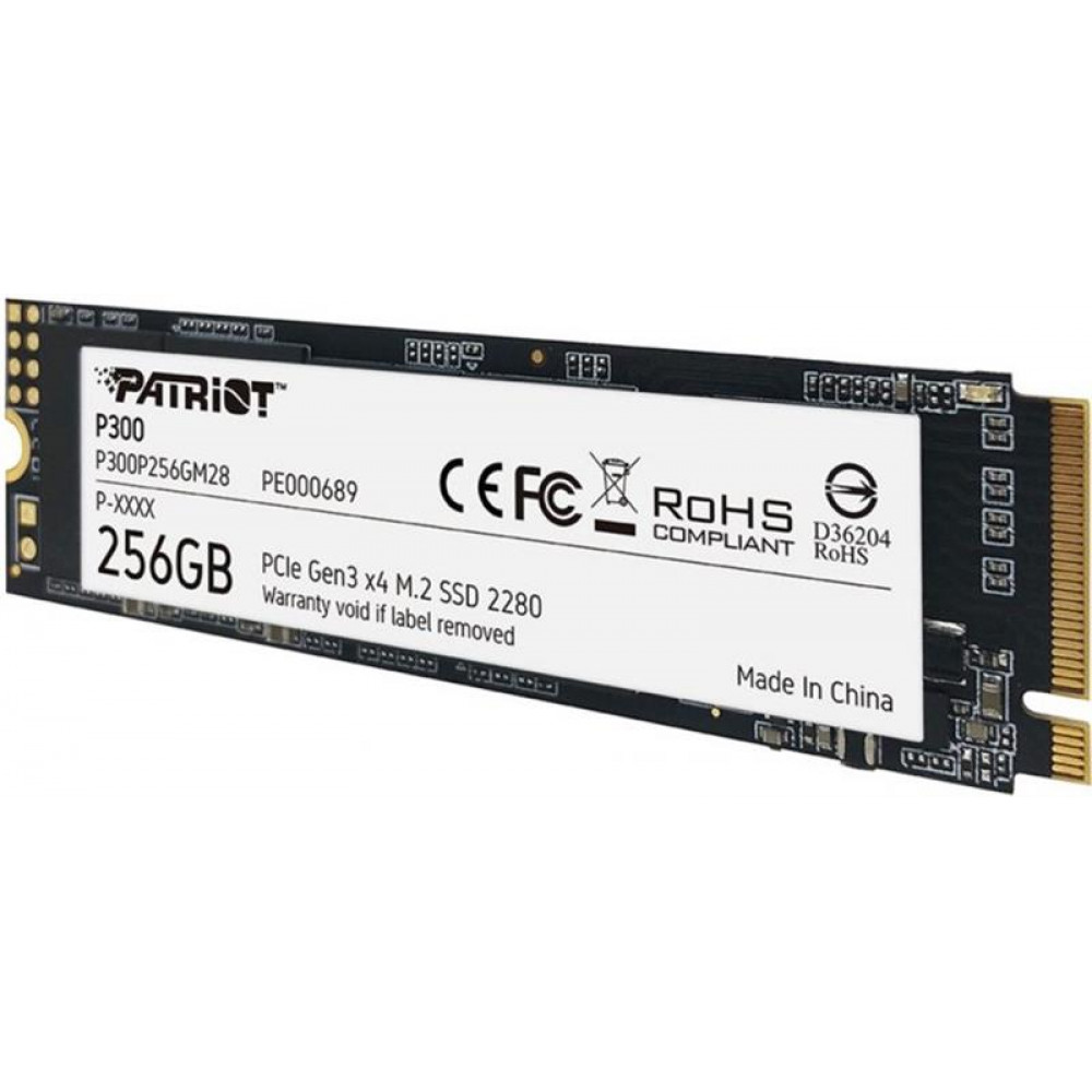 Накопичувач SSD  256GB Patriot P300 M.2 2280 PCIe 3.0 x4 NVMe TLC (P300P256GM28)