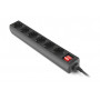 Фільтр живлення REAL-EL RS-6 Protect M 5м Black (EL122300036) Фільтр живлення REAL-EL RS-6 Protect M 5м Black (EL122300036)