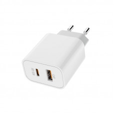 Мережевий зарядний пристрій ColorWay Power Delivery Port PPS (Type-C PD + USB QC3.0) (30W) White (CW-CHS037PD-WT) Мережевий зарядний пристрій ColorWay Power Delivery Port PPS (Type-C PD + USB QC3.0) (30W) White (CW-CHS037PD-WT)