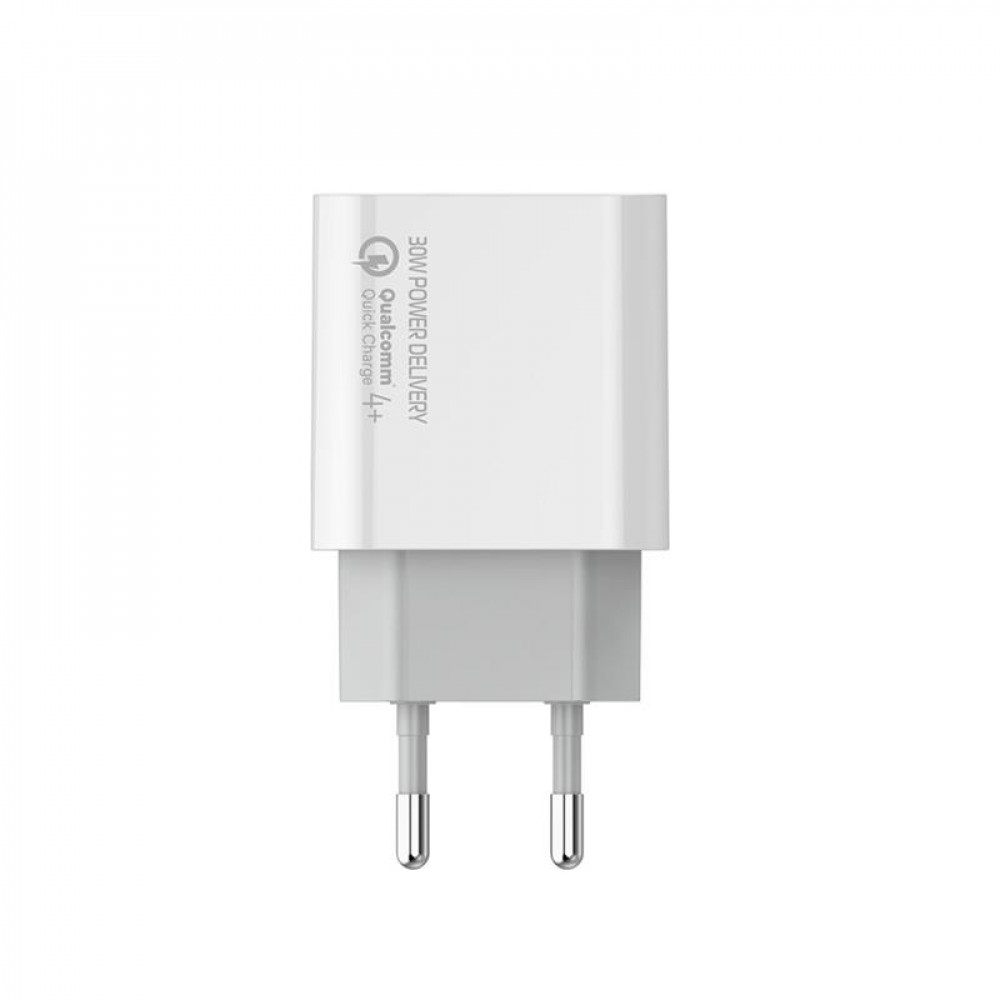 Мережевий зарядний пристрій ColorWay Power Delivery Port PPS USB Type-C (30W) White (CW-CHS038PD-WT)