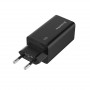 Мережевий зарядний пристрій ColorWay GaN3 Pro Power Delivery (2USB Type-C PDx3A;1USBx3A) Black (CW-CHS039PD-BK)