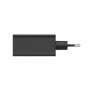 Мережевий зарядний пристрій ColorWay GaN3 Pro Power Delivery (2USB Type-C PDx3A;1USBx3A) Black (CW-CHS039PD-BK)