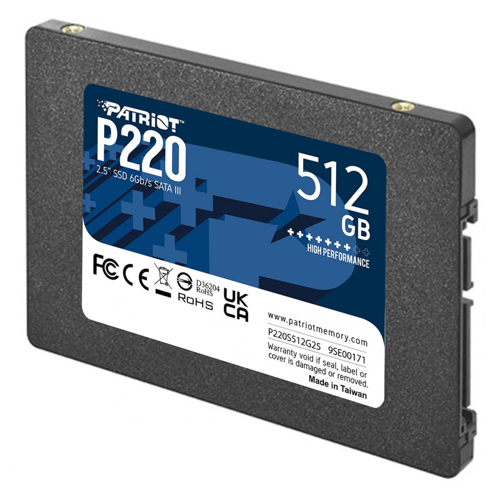 Накопичувач SSD  512GB Patriot P220 2.5
