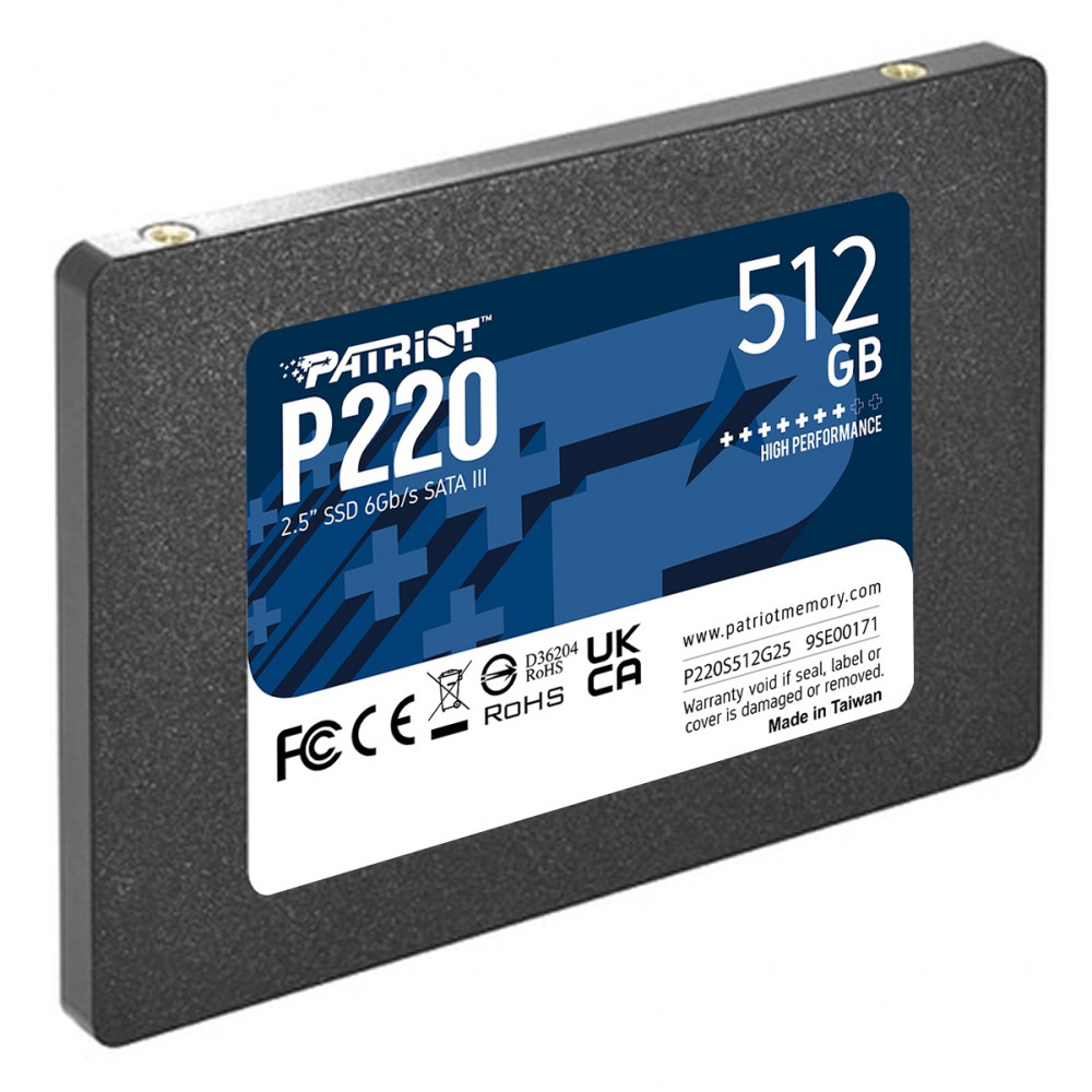 Накопичувач SSD  512GB Patriot P220 2.5