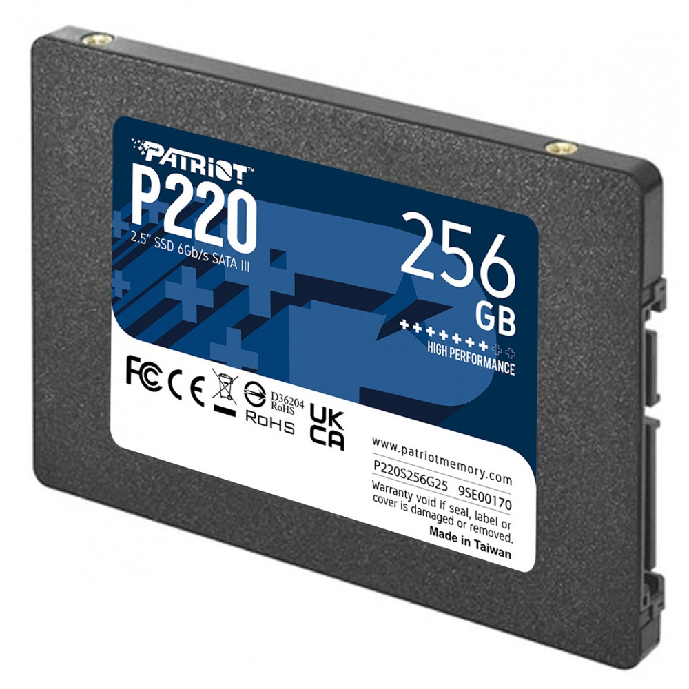 Накопичувач SSD  256GB Patriot P220 2.5
