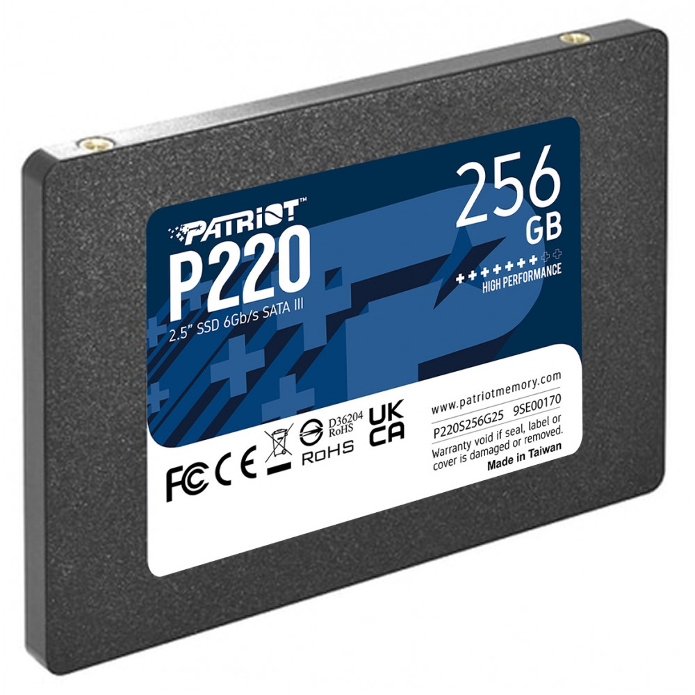 Накопичувач SSD  256GB Patriot P220 2.5