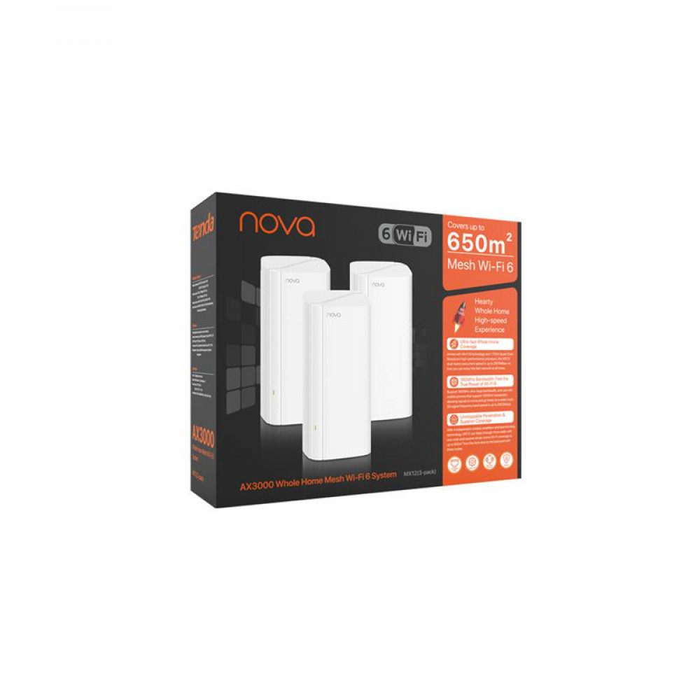 WiFi Mesh-система Tenda MX12 (3-pack)