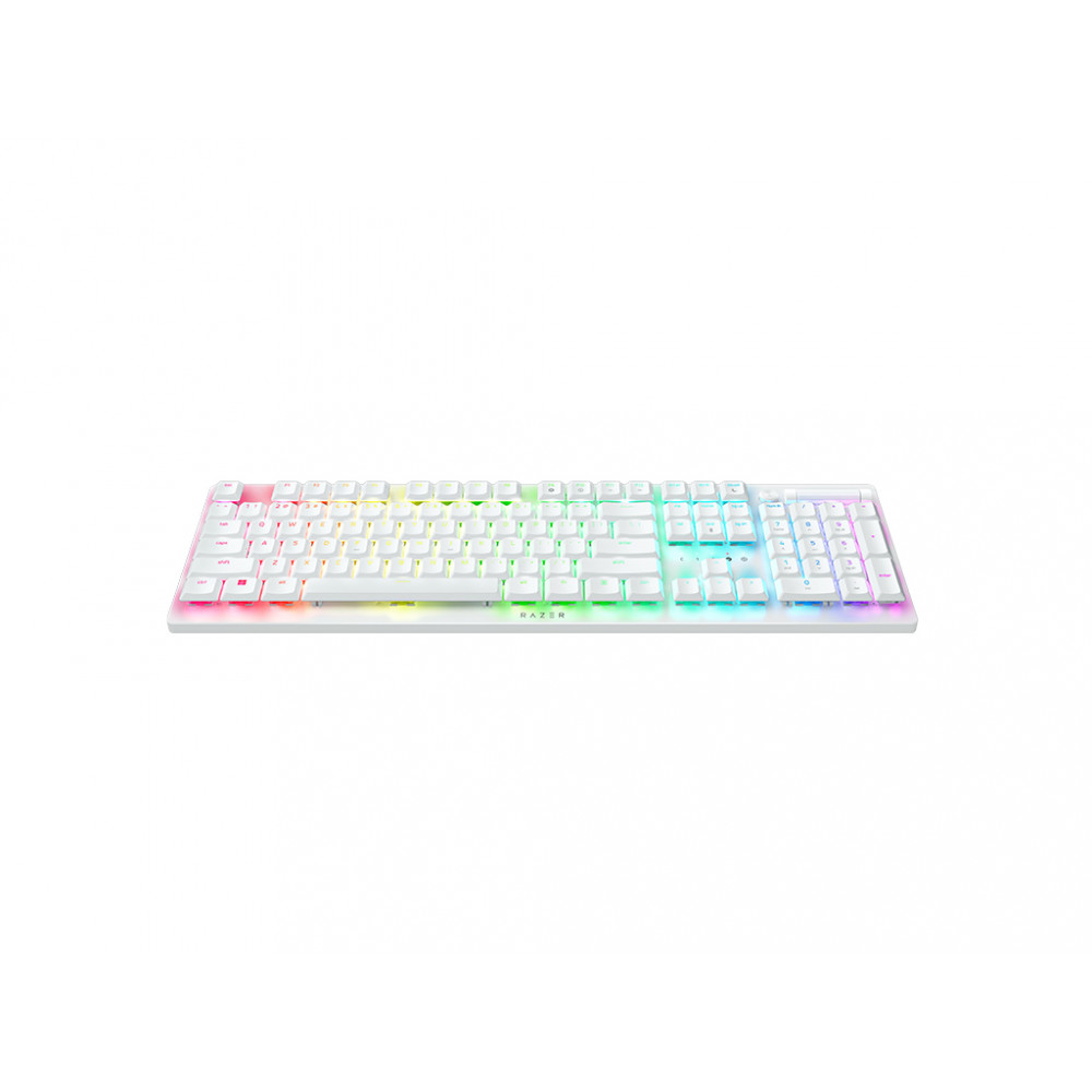 Клавіатура бездротова Razer DeathStalker V2 Pro Wireless Purple Switch ENG White (RZ03-04363500-R3M1) 