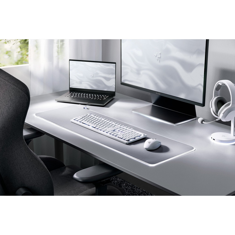 Клавіатура бездротова Razer DeathStalker V2 Pro Wireless Purple Switch ENG White (RZ03-04363500-R3M1) 