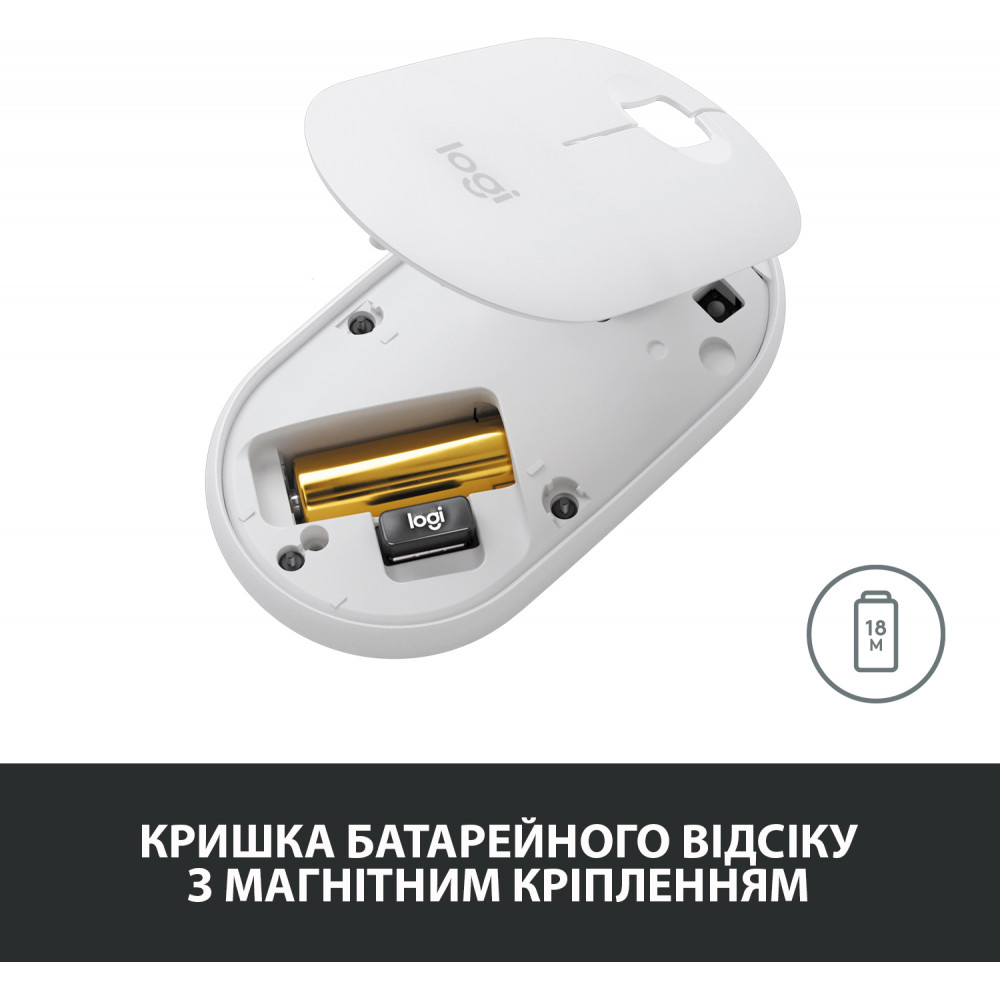 Миша бездротова Logitech Pebble M350 (910-005718) Black USB