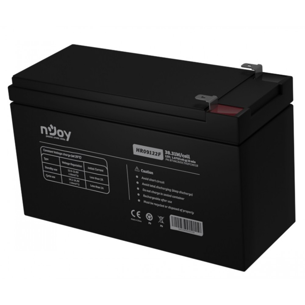 Акумуляторна батарея Njoy HR09122F 12V 9AH (BTVACIUOCTH2FCN01B) AGM