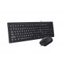 Комплект (клавіатура, миша) A4Tech KR-8372S Black
