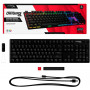 Клавіатура HyperX Alloy Origins Aqua RGB PBT ENG/UKR Black (639N5AA) 