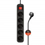 Фільтр живлення СolorWay (CW-PSEA53BK) 5 розеток, 3м, Black Фільтр живлення СolorWay (CW-PSEA53BK) 5 розеток, 3м, Black