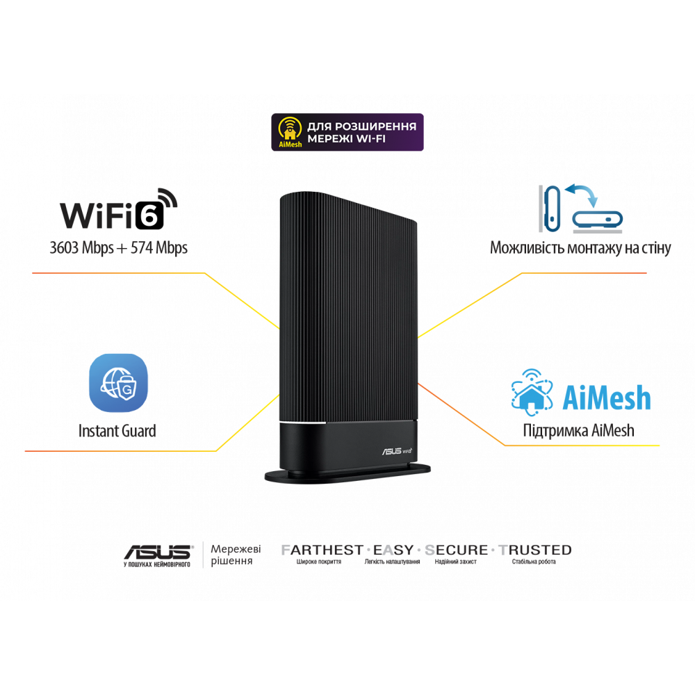 Бездротовий маршрутизатор Asus RT-AX59U (90IG07Z0-MO3C00)