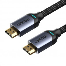 Кабель Choetech HDMI - HDMI V 2.1 (M/M), 2 м, Black (XHH01-BK) Кабель Choetech HDMI - HDMI V 2.1 (M/M), 2 м, Black (XHH01-BK)