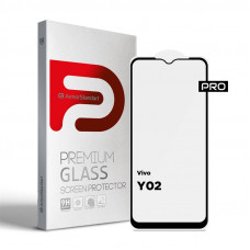 Захисне скло Armorstandart Pro для Vivo Y02 Black (ARM66005) Захисне скло Armorstandart Pro для Vivo Y02 Black (ARM66005)