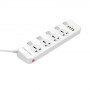 Фільтр живлення ProLogix Premium (PR-SC4408W) 2.5 кВт, 4 розетки, 4 USB, 2 м, з вимикачами, білий Фільтр живлення ProLogix Premium (PR-SC4408W) 2.5 кВт, 4 розетки, 4 USB, 2 м, з вимикачами, білий