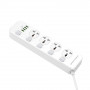 Фільтр живлення ProLogix Premium (PR-SC4408W) 2.5 кВт, 4 розетки, 4 USB, 2 м, з вимикачами, білий Фільтр живлення ProLogix Premium (PR-SC4408W) 2.5 кВт, 4 розетки, 4 USB, 2 м, з вимикачами, білий