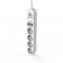 Фільтр живлення ProLogix Premium (PR-SE4432W) 4 розетки, 4 USB, 2 м, білий Фільтр живлення ProLogix Premium (PR-SE4432W) 4 розетки, 4 USB, 2 м, білий