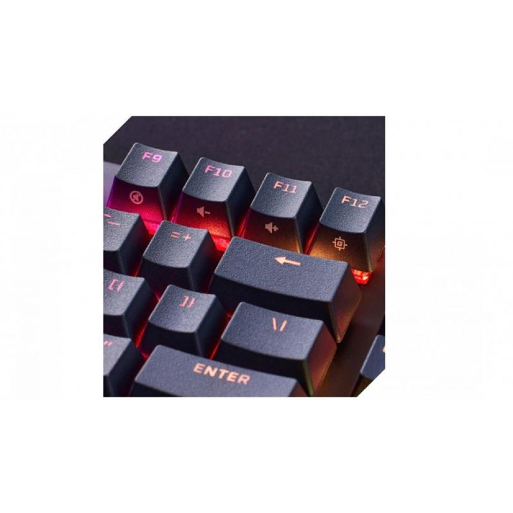 Клавіатура HyperX Alloy Origins Core PBT Aqua RGB Black (639N9AA) 