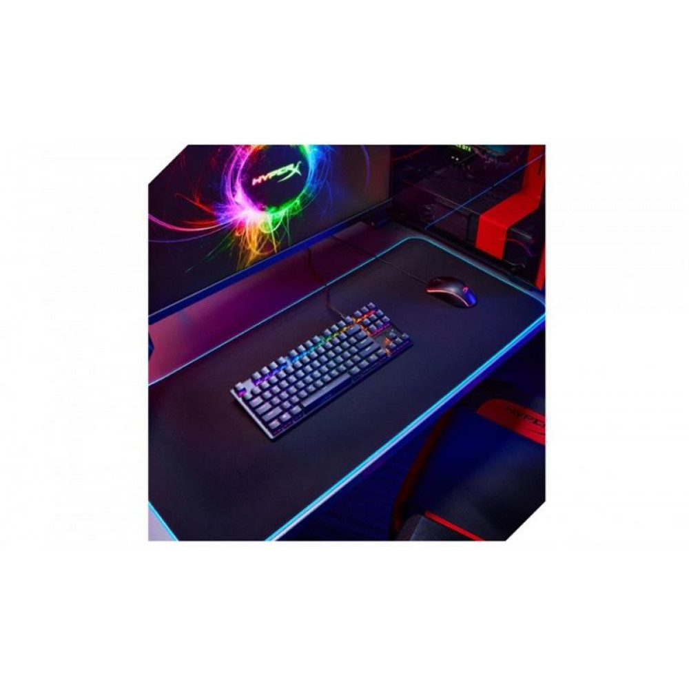 Клавіатура HyperX Alloy Origins Core PBT Aqua RGB Black (639N9AA) 