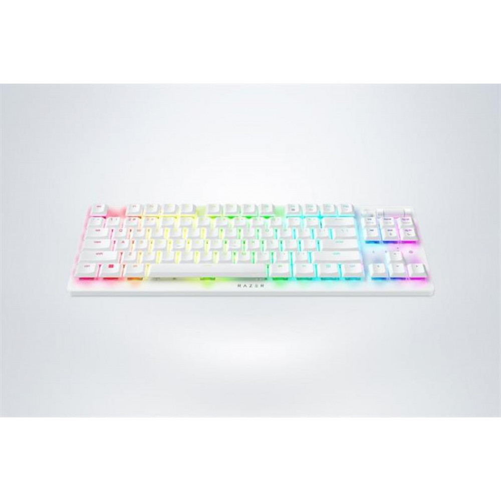 Клавіатура бездротова Razer DeathStalker V2 Pro TKL Red Switch White (RZ03-04373500-R3M1)