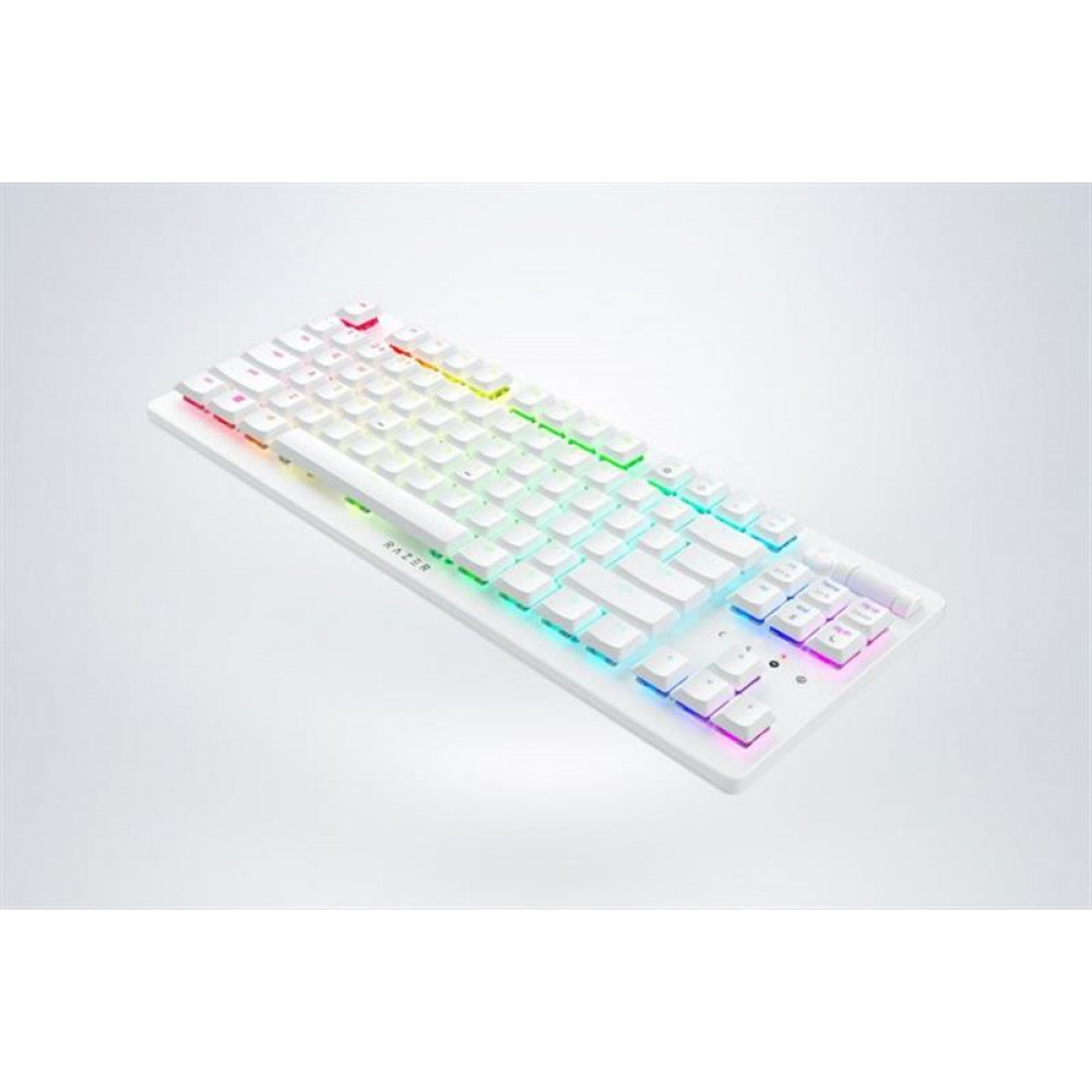 Клавіатура бездротова Razer DeathStalker V2 Pro TKL Red Switch White (RZ03-04373500-R3M1)