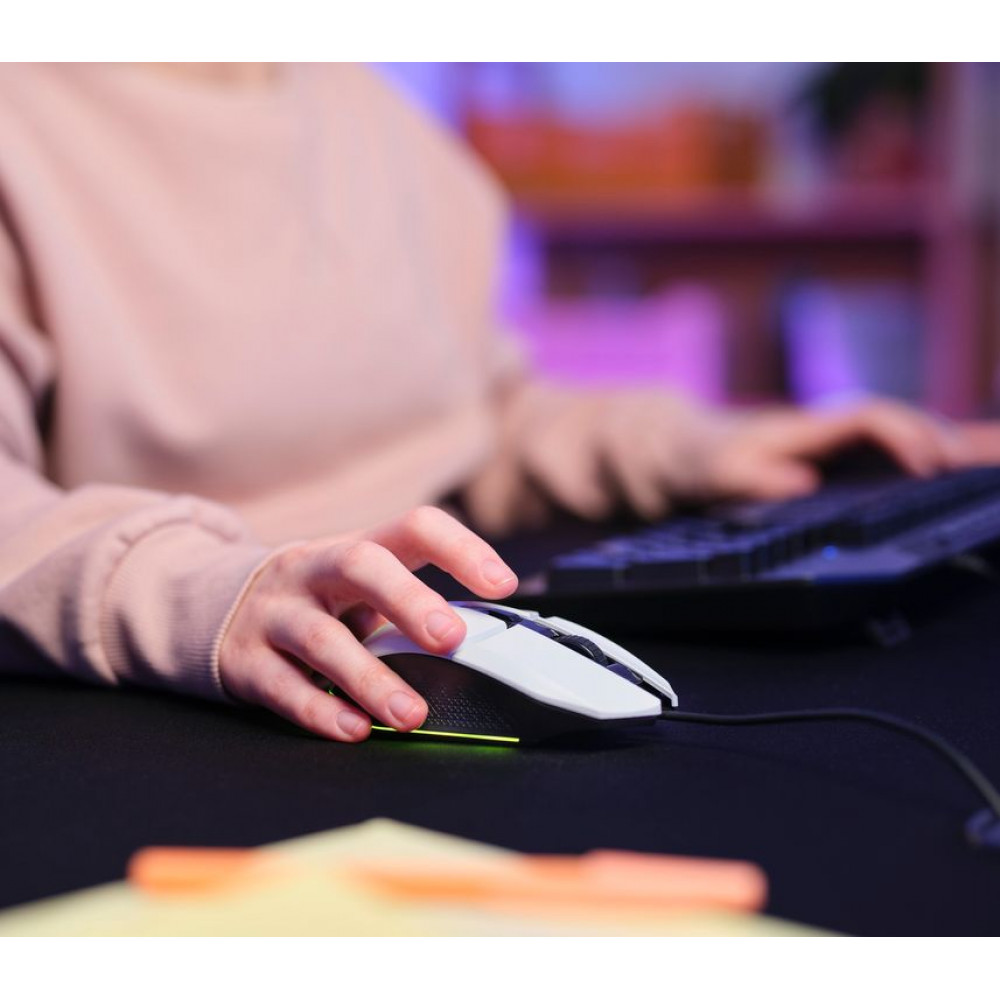 Миша Trust GXT 109 Felox RGB White (25066)