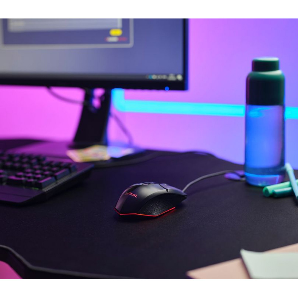 Миша Trust GXT 109 Felox RGB Black (25036)