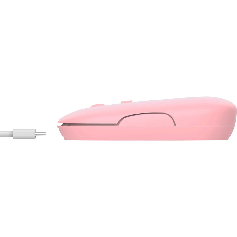 Миша бездротова Trust Puck Rechargeable Ultra-Thin BT WL Silent Pink (24125)