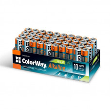 Батарейка ColorWay Alkaline Power AA/LR06 Colour Box 40шт